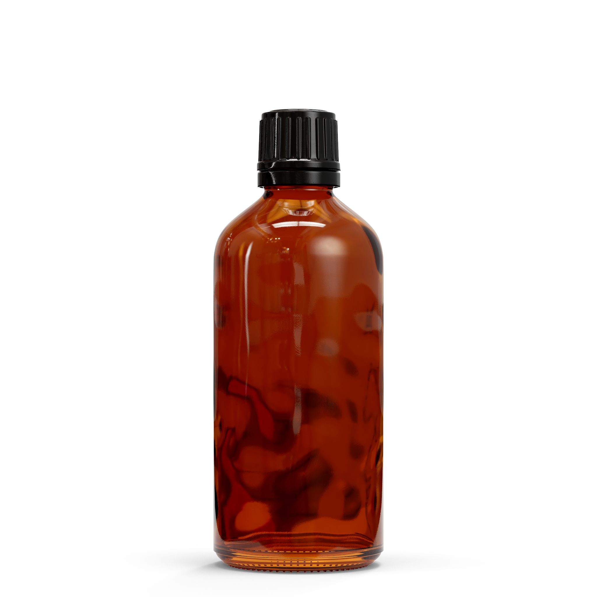 Glasflasche – Braun (einschließlich verschiedener Deckel)