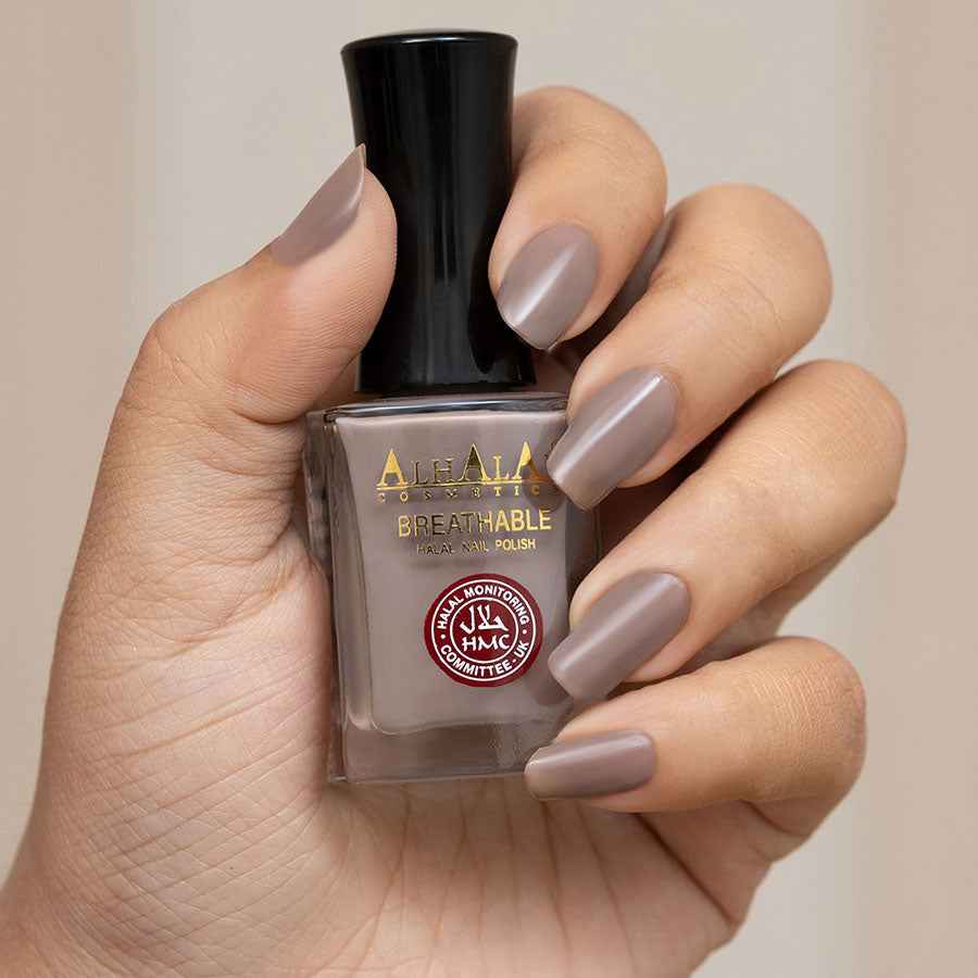 AL-147 SAMIA KLARER BRAUNER NAGELLACK – Halal Cosmetics