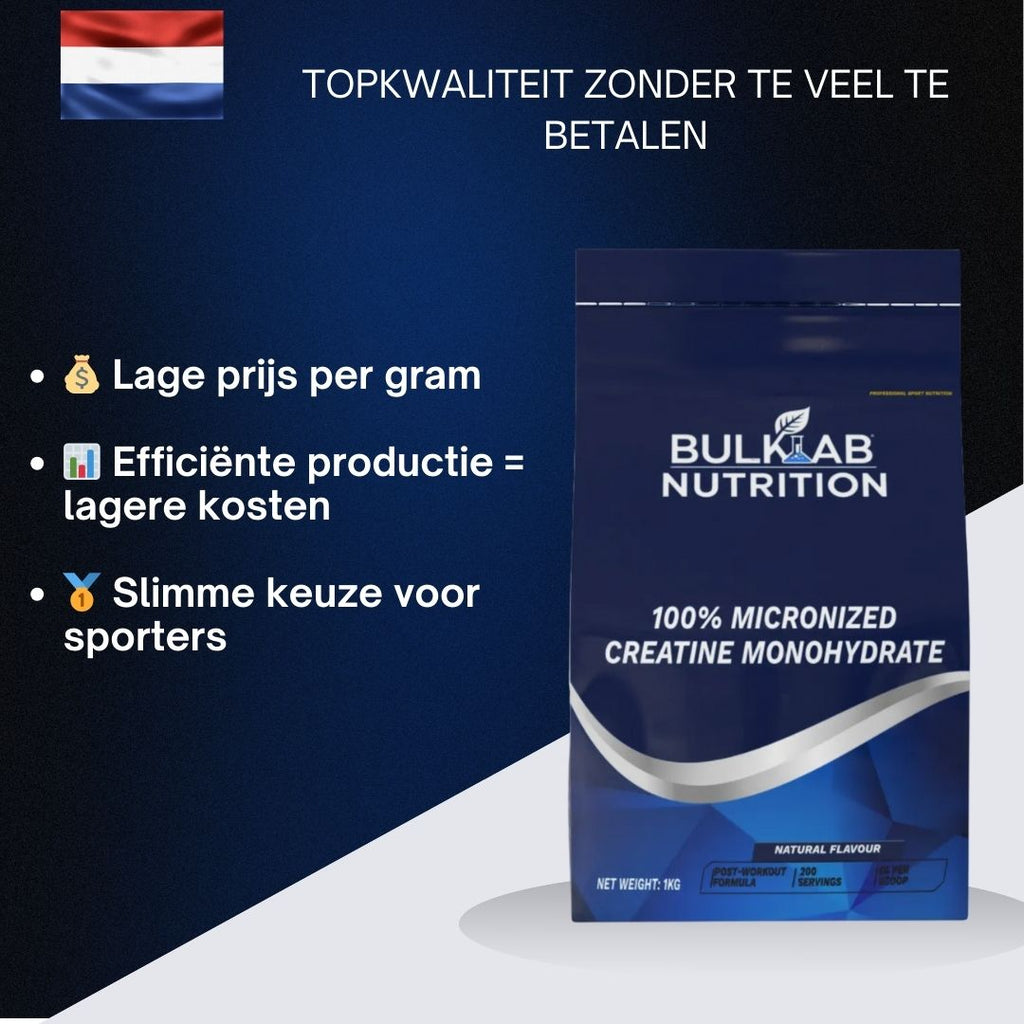 100 % Kreatinmonohydraat mikronisiert – BulkLab Nutrition