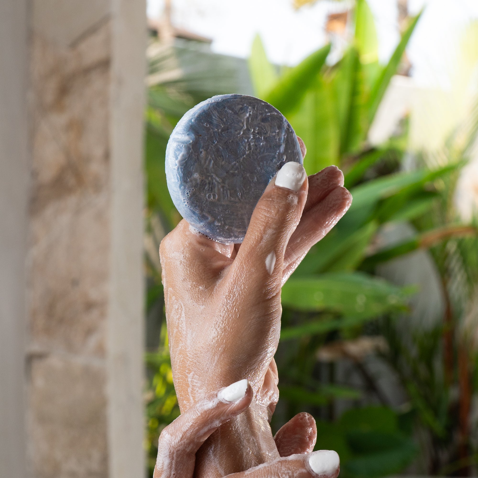 Beruhigende Hafer-Duschmaschine