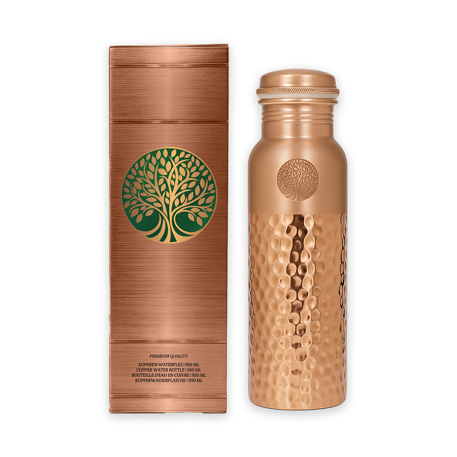 Kupfer-Wasserflasche
