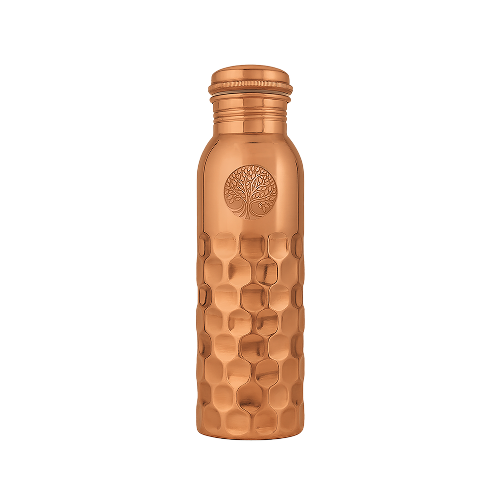 100 % REINE KUPFER-WASSERFLASCHE