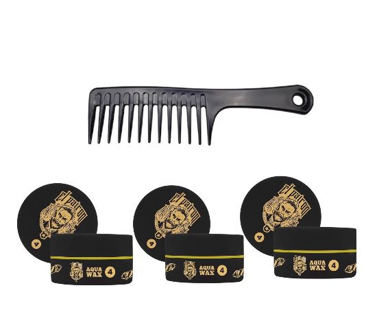 ELPatron haarstyling Aqua wax 4 Met Styling Km Voordeelverpakking 3x 150ml