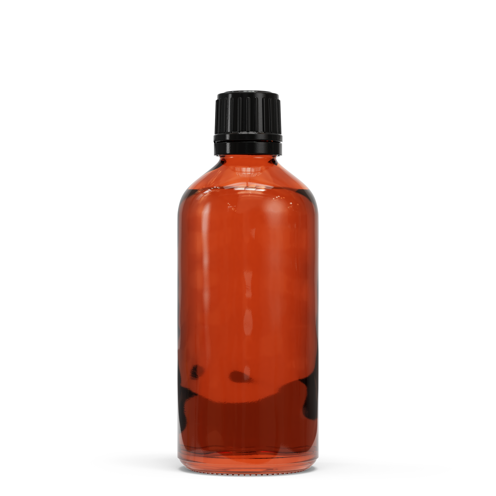 Glasflasche – Braun (einschließlich verschiedener Deckel)