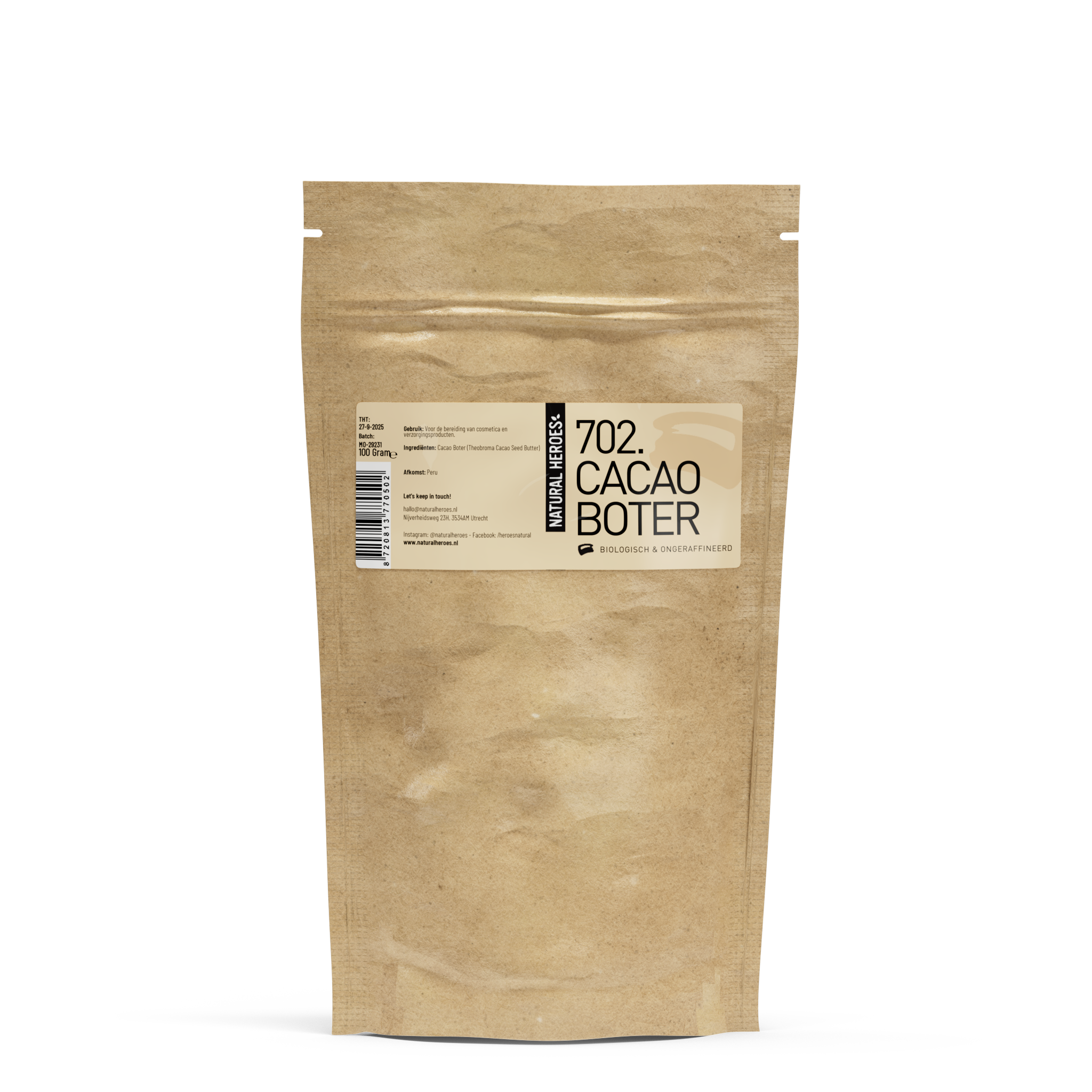 Kakaobutter (Bio & Unraffiniert)