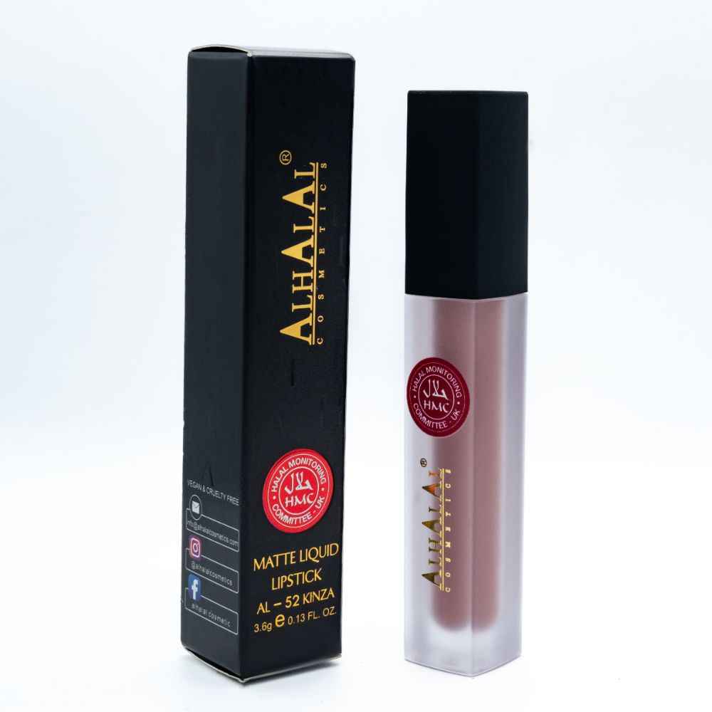 AL-52 KINZA Flüssigbrauner Lippenstift