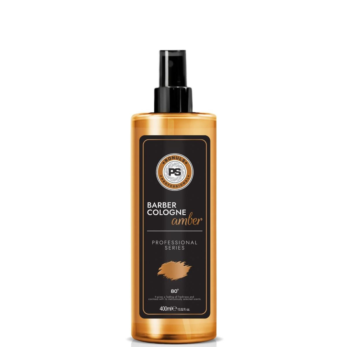 Ronuls Professional Barber Aftershave Cologne Amber 400ml