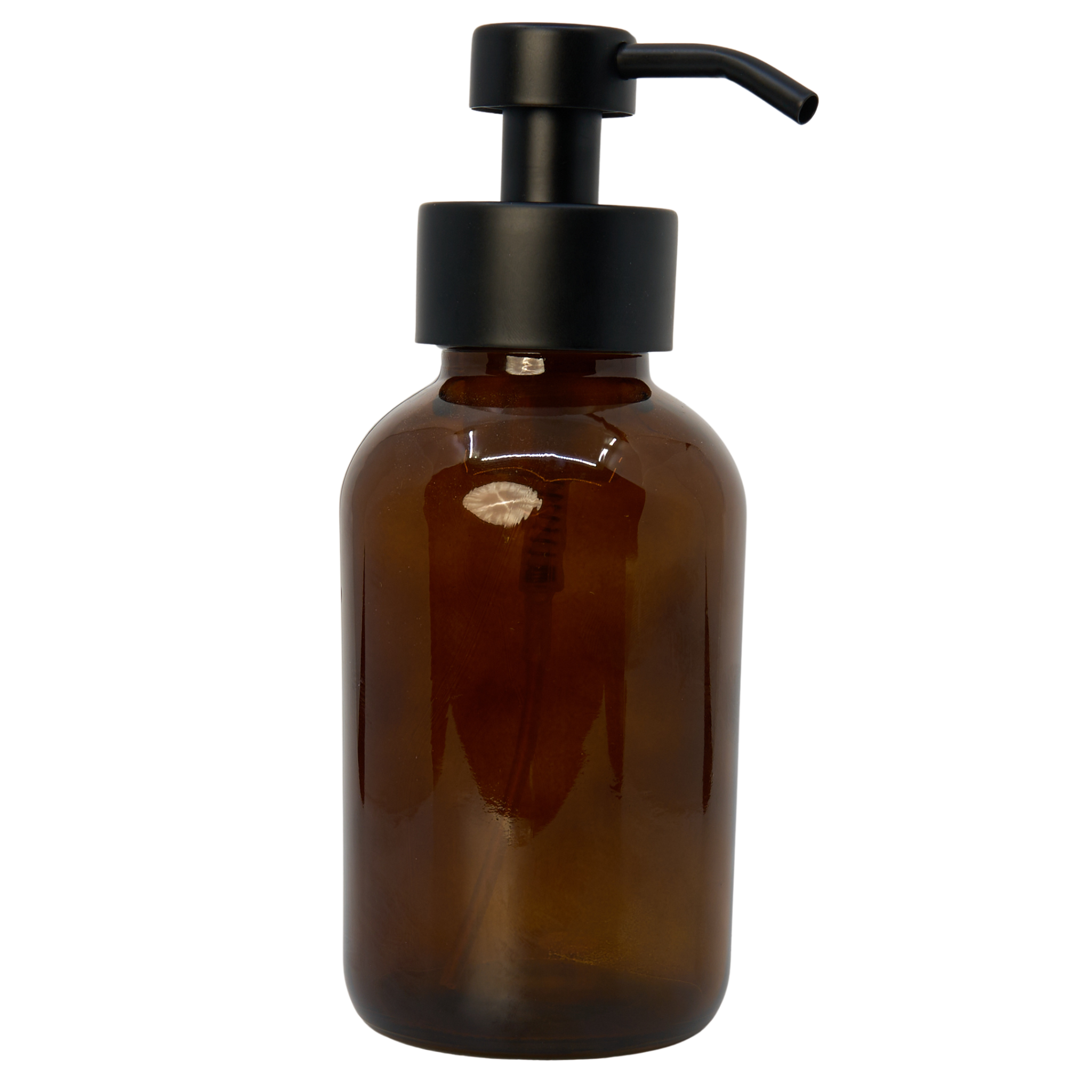 Glasflasche mit Schaumstoffpumpe