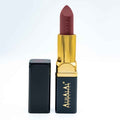 Alhalal Cosmetics Samt-Lippenstift im luxuriösen schwarz-goldenen Etui mit tiefem Pink