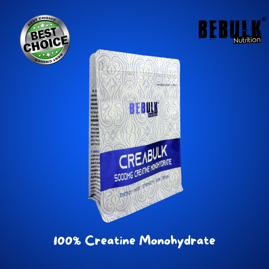 CreaBulk – 100% Kreatinmonohydraat – BeBulk Nutrition