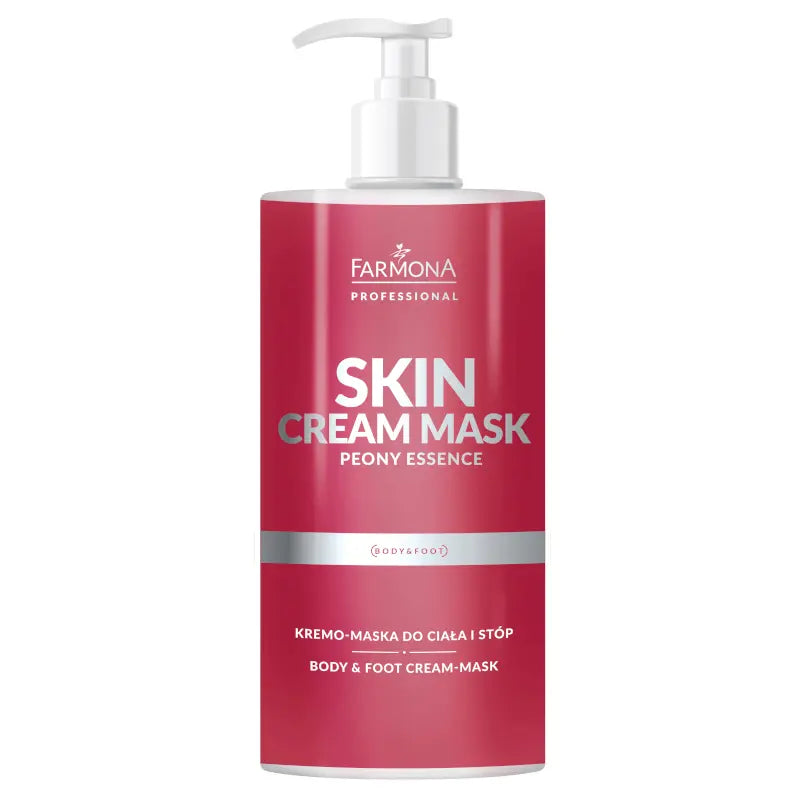Crèmemasker voor lichaam en voeten | Pioenroos | 500 ml