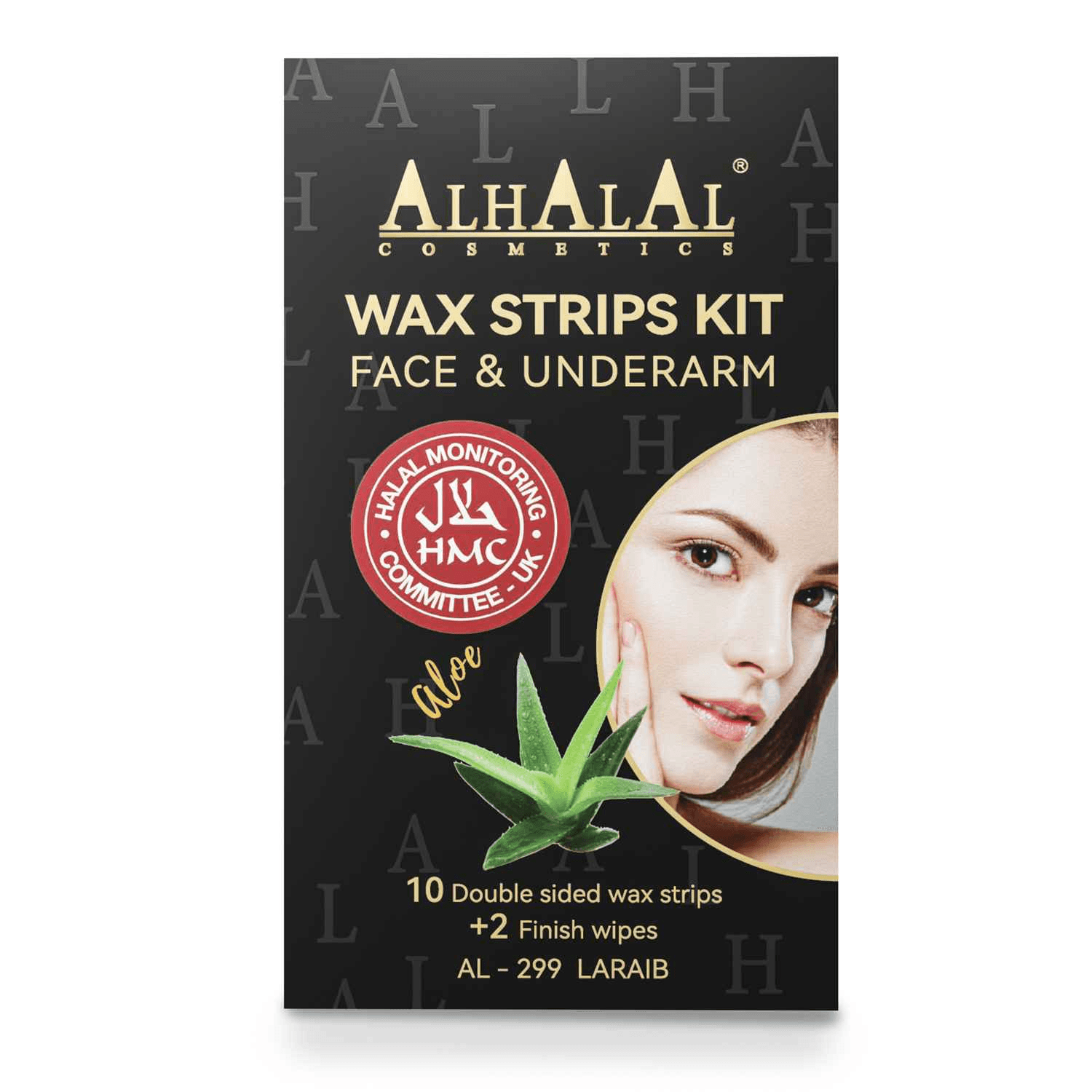 AL-299 LARAIB WACHSSTREIFEN FÜR GESICHT UND ACHSELHÖHLE – Halal Cosmetics