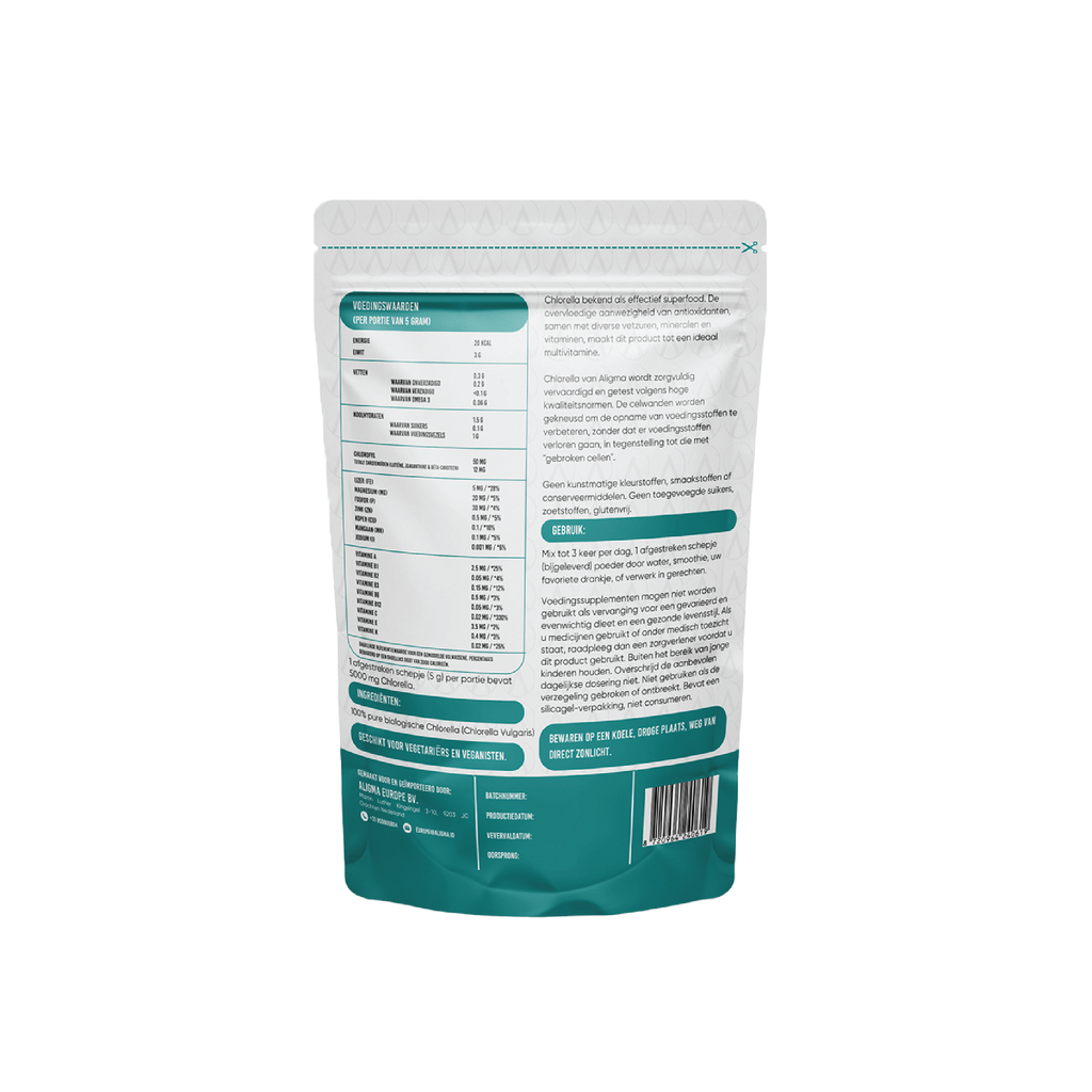 Organisches Chlorella-Pulver-Superfood 250 Gramm