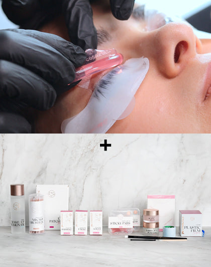 Online-Schulung Koreanisches Lash Lifting + Starterkit (verschiedene Sprachen)